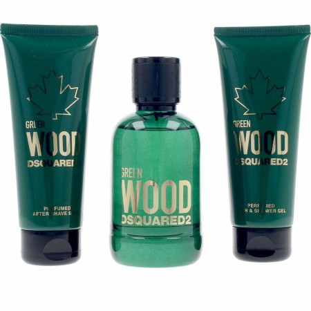 Set de Perfume Mujer Dsquared2 GREEN WOOD 3 Piezas